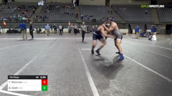 285 lbs 7th Place - Tommy Mommer, Clackamas vs Gunner Cash, Iowa Central