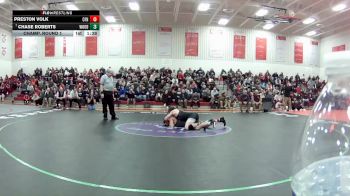 144 lbs Champ. Round 1 - Chase Roberts, Woodridge vs Preston Volk, Northwest (Canal Fulton)