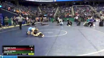 3A 113 Semifinal - Karter Floyd, Foard vs Caleb Haynes, North Gaston