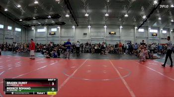 144 lbs Round 3 (6 Team) - Braden Durst, All American vs Riddeck Romano, 84 Athletes