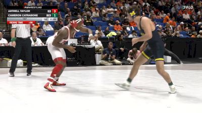 157 lbs Quarters & 1st Wb (16 Team) - Cameron Catrabone, Michigan vs Antrell Taylor, Nebraska