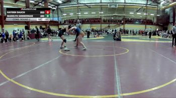 135 lbs Cons. Round 2 - Madelyn Simmerman, Little Miami High School vs Kayden Dauch, Orange County HS