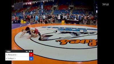 113 lbs Cons 64 #1 - Edgar Mosquera, IL vs Evan Colbert, OK