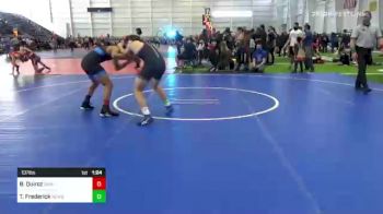 137 lbs Round Of 16 - Benny Quiroz, Daniel Cormier Elite vs Trae Frederick, Newberg