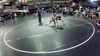 120 lbs Cons. Round 4 - Kaileigh Covert, CWO vs Arabella Newhoff, Gering Wrestling Club