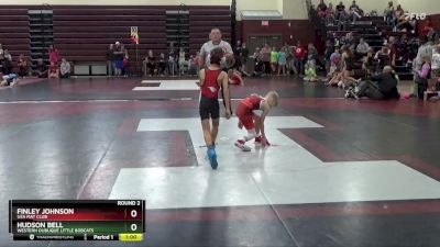 J-10 lbs Round 2 - Hudson Bell, Western Dubuque Little Bobcats vs Finley Johnson, USA MAT CLUB