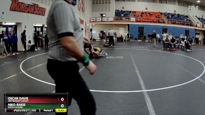 138 lbs Cons. Round 5 - Oscar Davis, Archbishop Curley vs Niko Rakis, Good Counsel