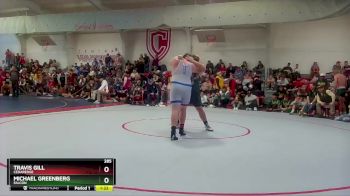 285 lbs Champ. Round 1 - Travis Gill, Cedaredge vs Michael Greenberg, Falcon