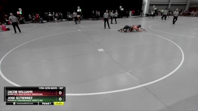 157 lbs Cons. Round 8 - Jacob Williams, Rapid City High School Wrestling vs Jose Gutierrez, Maximum Performance Wrestling