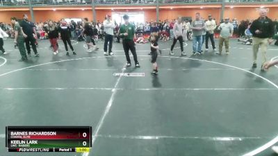 45 lbs Champ. Round 2 - Keelin Lark, LWC: Raiders vs Barnes Richardson, Coastal Elite