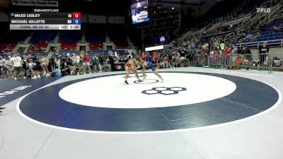 165 lbs Cons. Rd Of 64 - Miles Lesley, GA vs Michael Gillette, MN