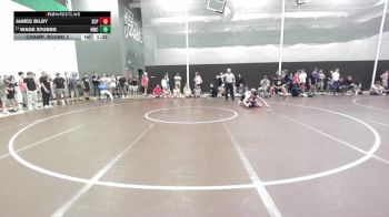 120 lbs Champ. Round 3 - Wade Stubbs, Newton Wrestling Club vs James Bilby, South Central Punishers