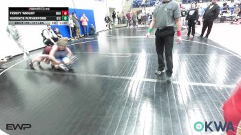 117 lbs Rr Rnd 1 - Trinity Wright, IRONMEN Wrestling Club vs Kadence Rutherford, Grove Takedown Club