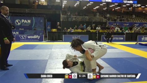 Dayanne Barros Daltro De Santana vs Dania Obeid 2026 Pan Jiu Jitsu IBJJF Championship