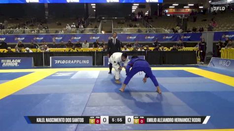 Emilio Alejandro Hernandez Rodri vs Kalel Nascimento Dos Santos 2026 Pan Jiu Jitsu IBJJF Championship