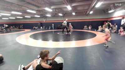 45-46 lbs Round 1 - Hayes Hiskey, Sanderson Wrestling Academy vs Waylon Cloward, Juab Wrestling Club