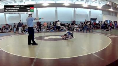 63 lbs Cons. Semi - Connor Becker, Wild Buffalo Wrestling Club vs Maddox Chen, Scanlan Wrestling Academy