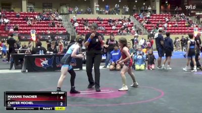 82 lbs Semifinal - Maxamis Thacher, KS vs Carter Mochel, CO