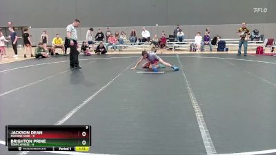 88 lbs Round 7 (10 Team) - Brighton Prine, Terps Xpress vs Jackson Dean, Machine Shed