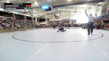 110 lbs Cons. Round 3 - Ayonna Crow, Wichita-Southeast Hs vs Aveiyeah Wilson, Wichita East