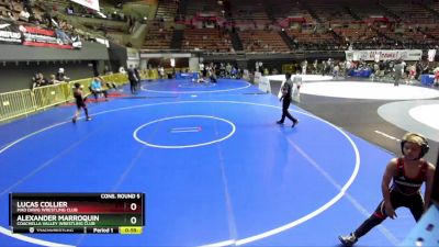 67 lbs Cons. Round 5 - Alexander Marroquin, Coachella Valley Wrestling Club vs Lucas Collier, Mad Dawg Wrestling Club