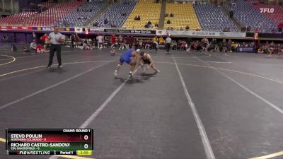 125 lbs Round 1 (16 Team) - Richard Castro-Sandoval, CSU Bakersfield vs Stevo Poulin, Northern Colorado