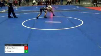 65 lbs Prelims - Micheala Brown Ton, Best Trained vs Cara Prock, Vian Youth Wrestling