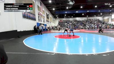 126 Boys Champ. Round 2 - Connor O`Balle, Carlsbad vs Uriah Hawkins, Granite Hills