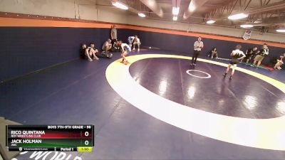 98 lbs Round 3 - Jack Holman, JWC vs Rico Quintana, Roy Wrestling Club