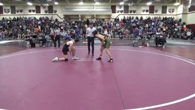 JV-5 lbs 7th Place Match - Caleb Bennett, Prairie, Cedar Rapids vs Noe Reh, Columbus Catholic