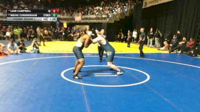 6A 285 lbs Champ. Round 1 - Mehki Cunningham, Cypress Ranch vs Liam Campbell, Lewisville Flower Mound