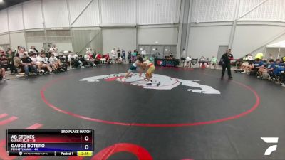 126 lbs Placement Matches (16 Team) - Ab Stokes, Kansas Blue vs Gauge Botero, Pennsylvania