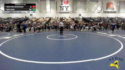 80 lbs Quarterfinal - Brayton Murtaugh, Brawler Elite vs Max Diaz, GPS Wrestling Club