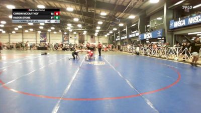 145 lbs Consi Of 32 #2 - Corbin McCartney, NC vs Kaden Stone, WV