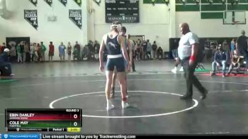 114 lbs Round 3 - Ebin Danley, Shadow Ridge vs Cole May, Foothill