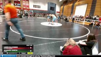 220 lbs Cons. Round 2 - JADEN BLACKBIRD, Wyoming Indian vs Rosendo Garcia, Lovell