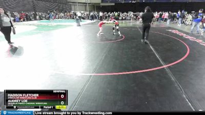 74 lbs Semifinal - Audrey Loe, Franklin Pierce Cardinal Wrestling Club vs Madison Fletcher, Steelclaw Wrestling Club