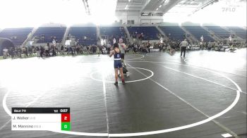 90 lbs Quarterfinal - Jackson Walker, LV Bear Wrestling Club vs Max Mannino, Gold Rush