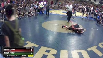 82 lbs Quarterfinal - Aaron Lopez, RED WAVE WC vs Tyson Jones, Alpha Dawg