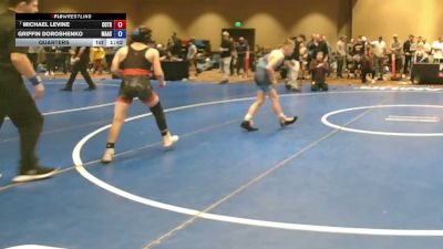 86 lbs Quarters - Michael Levine, Cordoba Trained vs Griffin Doroshenko, Mat Assassins