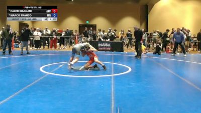 86 lbs Quarters - Caleb Magnani, Amityville vs Marco Franco, Parabellum Wrestling Academy
