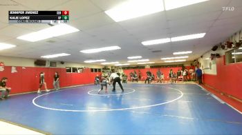105 lbs Cons. Round 2 - Kalie Lopez, Upland vs Jennifer Jimenez, South El Monte