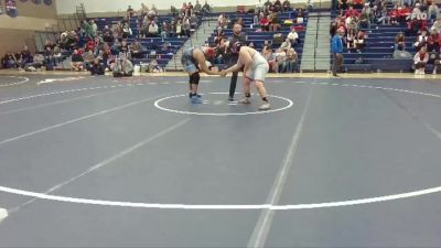 285 lbs Quarterfinal - Julian Ortiz, Linfield University vs Jagroop Dhinsa, Simon Fraser (B.C.)