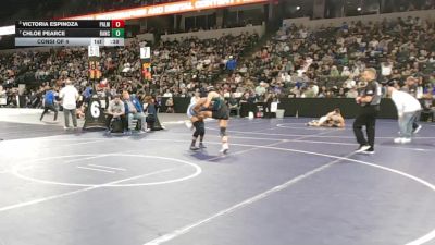 130 lbs Consi Of 4 - Victoria Espinoza, Palm Desert (SS) vs Chloe Pearce, Rancho Bernardo (SD)