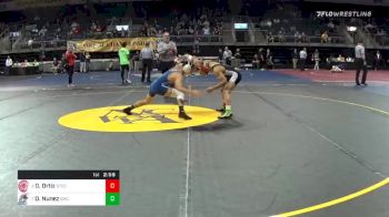 133 lbs Quarterfinal - David Ortiz, Springfield Technical Community College vs Diego Nunez, Grays Harbor College