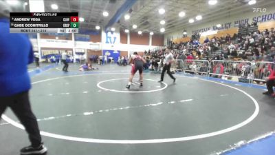 215 lbs Champ. Round 1 - Andrew Vega, Colony vs Gabe Oconitrillo, Crespi