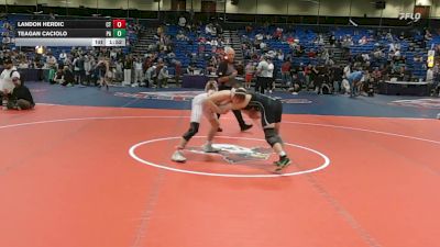 126 lbs Consi Of 32 #1 - Landon Herdic, CT vs Teagan Caciolo, PA