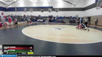 150 lbs Cons. Round 3 - Julian Zuniga, Ferris vs Dillan Dituri, Jenkins