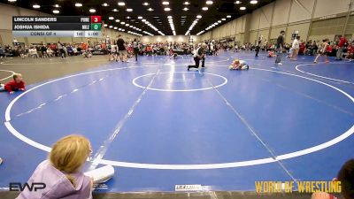 70 lbs Consi Of 4 - Lincoln Sanders, Powerhouse Elite 9U vs Joshua Ishida, Mile High Mafia 9U