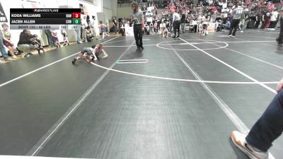 46 lbs Consi Of 8 #1 - Koda Williams, Raw Wrestling Club vs Jacen Allen, Caney Valley Wrestling